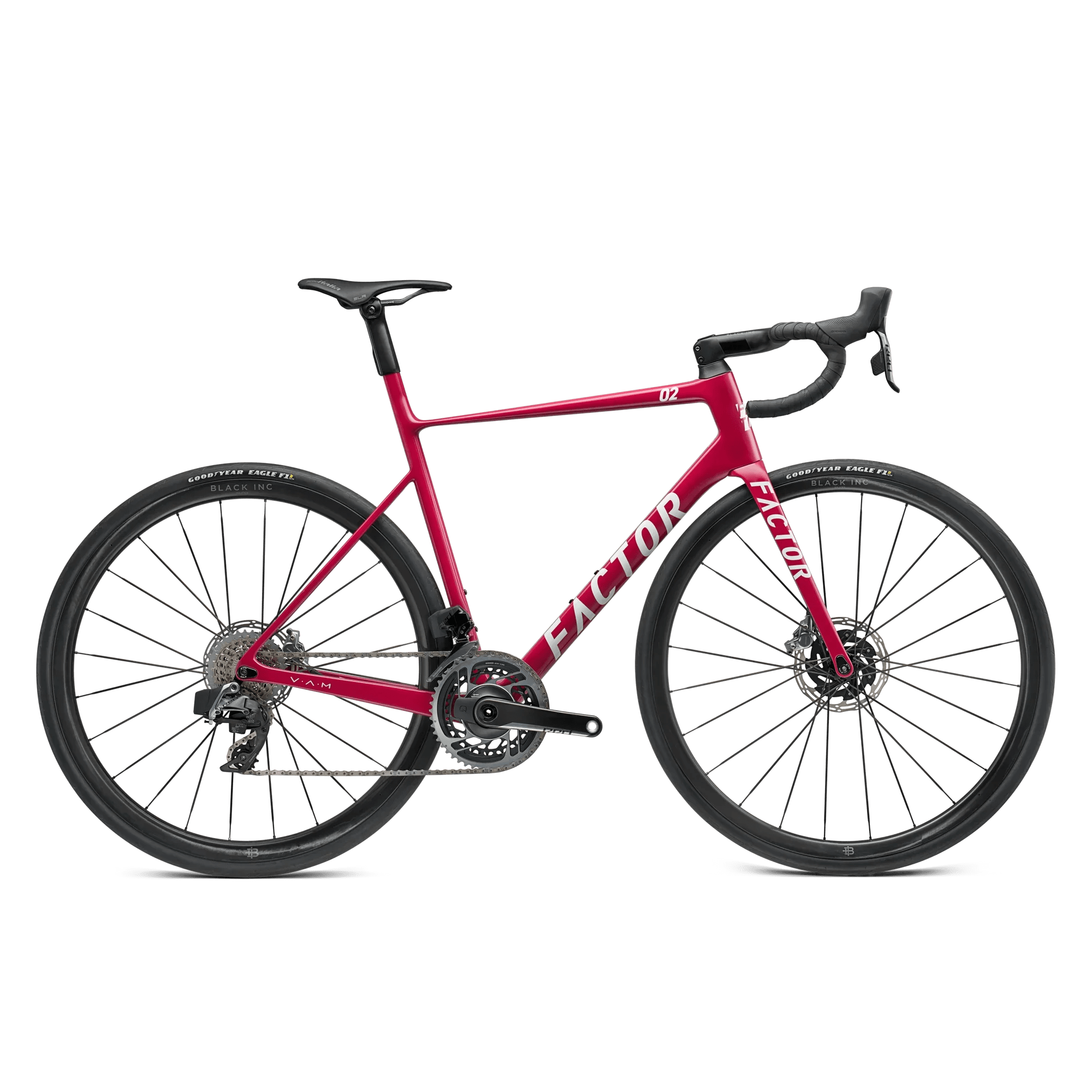 Factor O2 VAM Ultegra Di2 Red Velvet / 45cm Bikes - Road