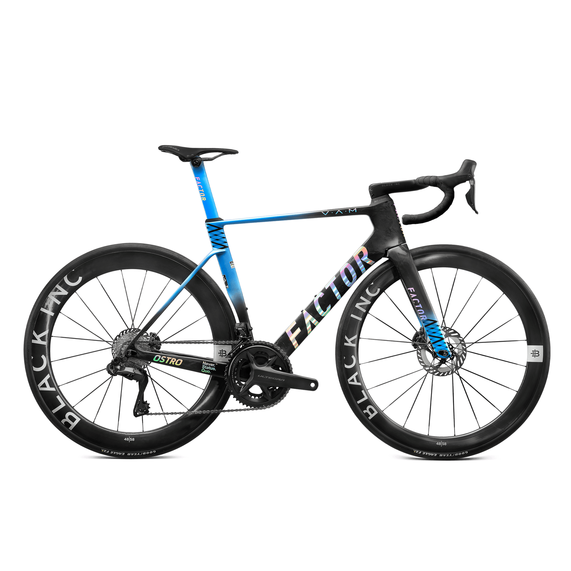 Factor OSTRO VAM 2.0 DURA-ACE Di2/Black Inc 45 Icon Blue / 52cm Bikes - Road