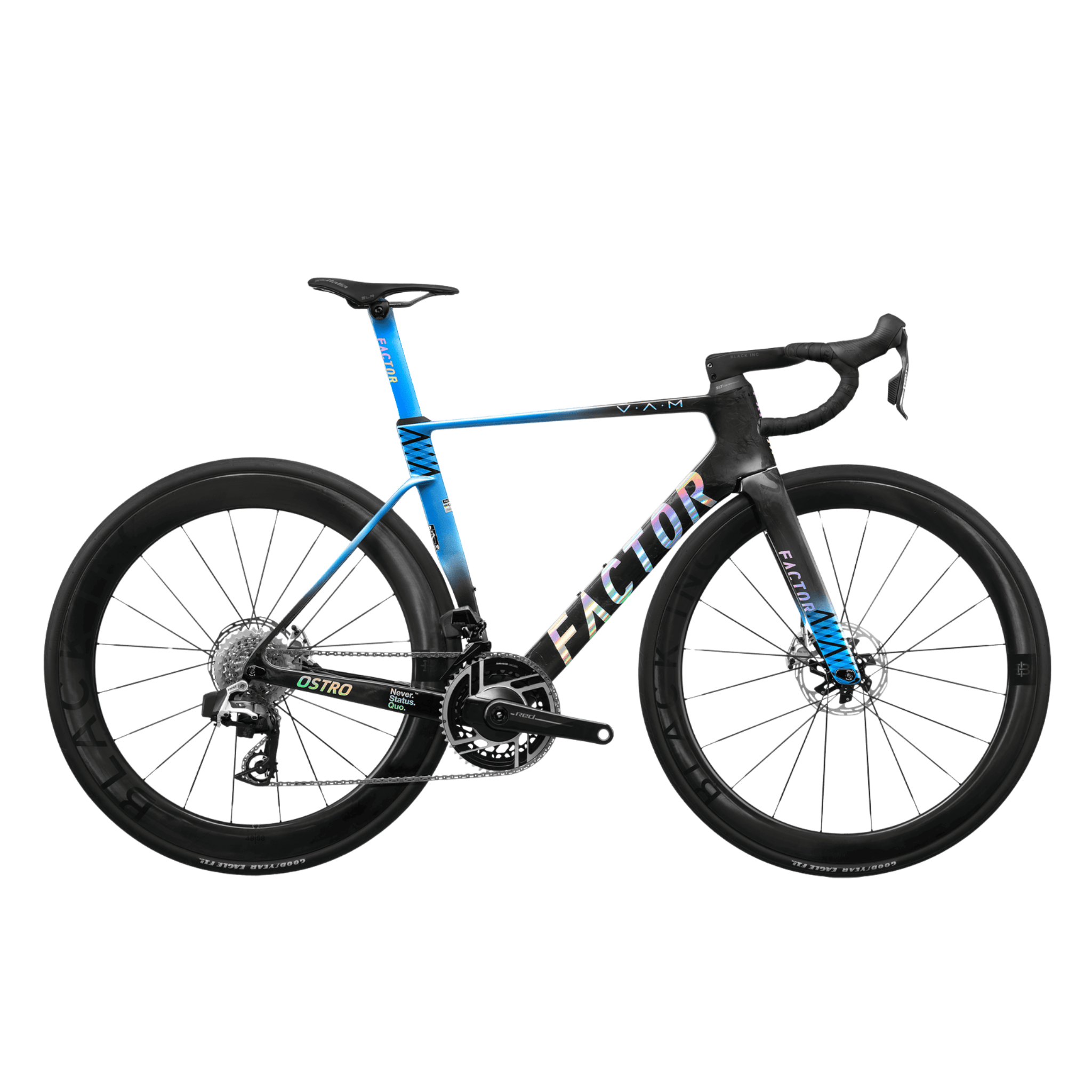 Factor OSTRO VAM 2.0 Force E1 w/Power Meter Icon Blue / 45 Bikes - Road