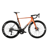 Factor OSTRO VAM 2.0 Force w/PM, Black Inc 45 Terracotta Orange / 58 Bikes - Road