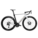 Factor OSTRO VAM 2.0 Force w/PM, Black Inc 45 White Chrome / 45 Bikes - Road