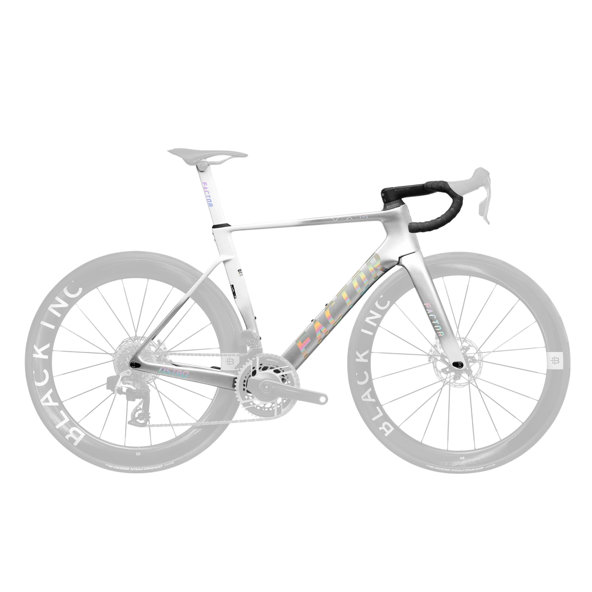 Factor OSTRO VAM 2.0 Frameset Arctic Chrome / 49 Bikes - Frames - Road