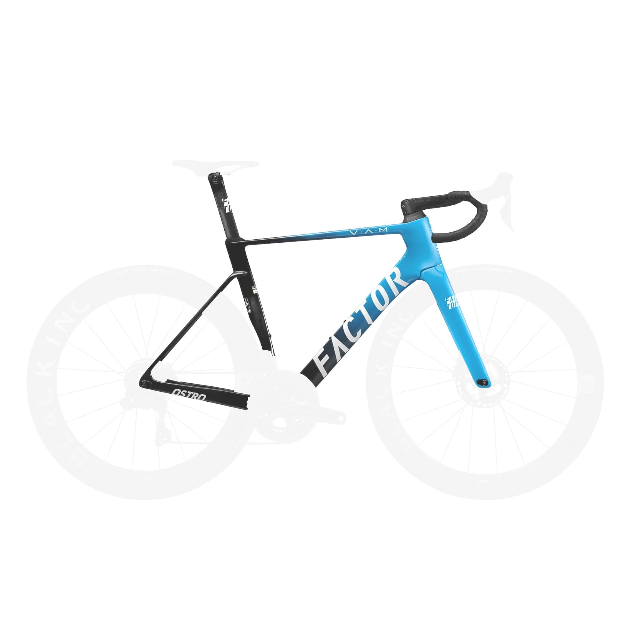 Factor OSTRO VAM 2.0 Frameset Gloss Blue / 45cm Bikes - Frames - Road