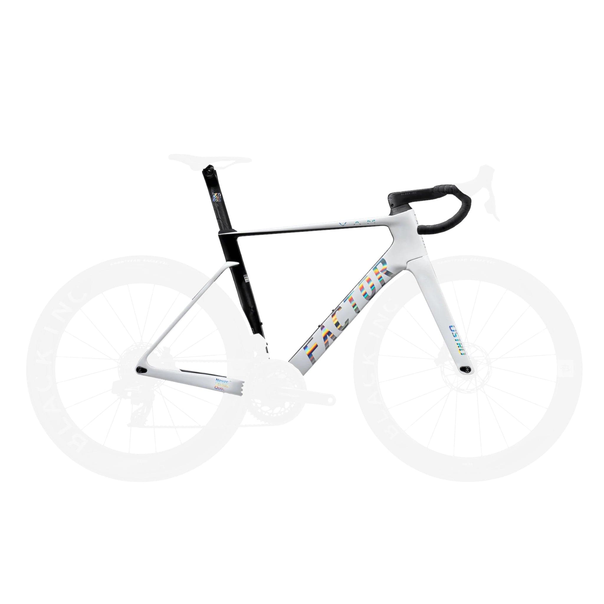 Factor OSTRO VAM 2.0 Frameset White Chrome / 45cm Bikes - Frames - Road