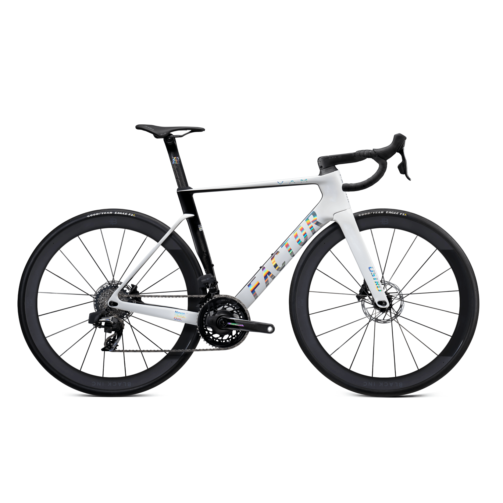 Factor OSTRO VAM 2.0 RED w/Power Meter/Black Inc 45 White Chrome / 45cm Bikes - Road