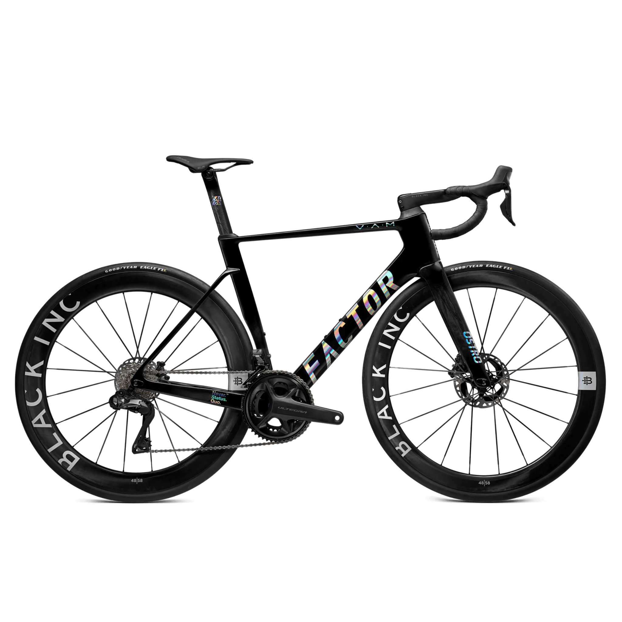 Factor OSTRO VAM 2.0 Ultegra Di2/Black Inc 45 Gloss Chrome / 45 Bikes - Road