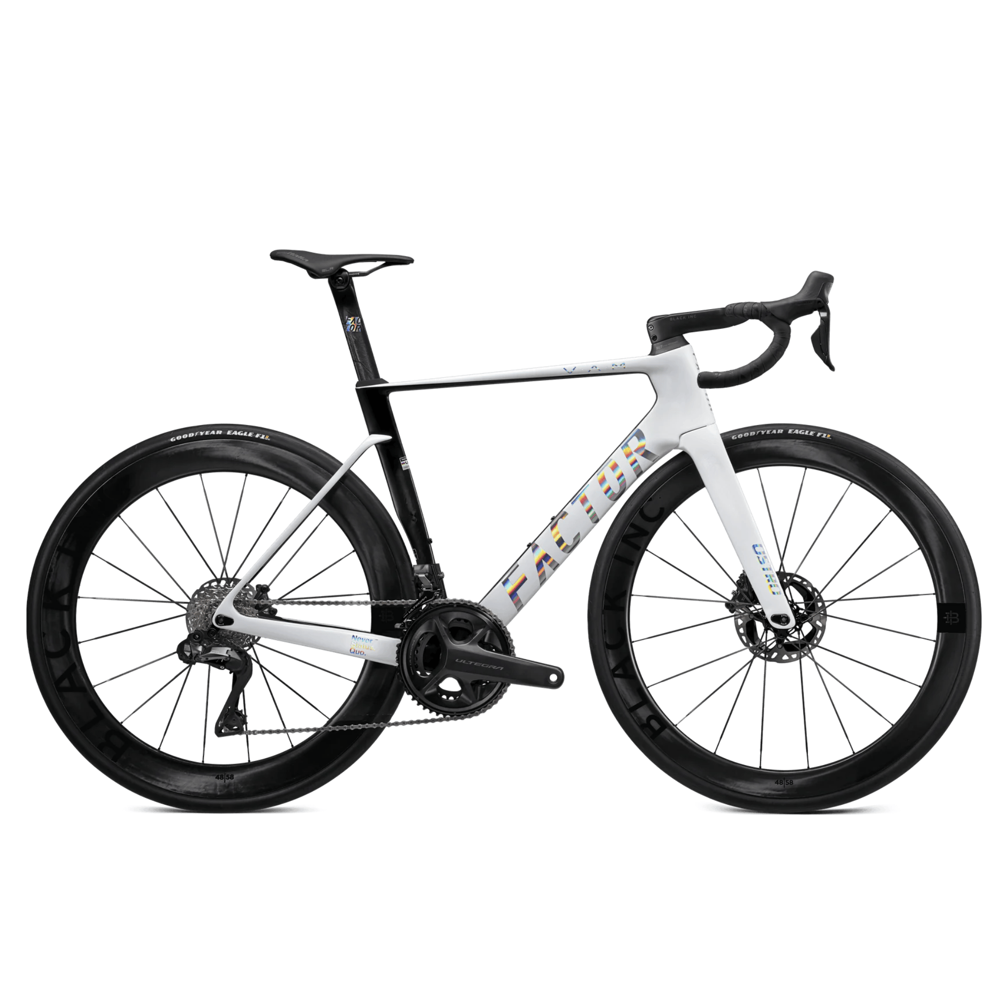 Factor OSTRO VAM 2.0 Ultegra Di2/Black Inc 45 White Chrome / 45 Bikes - Road