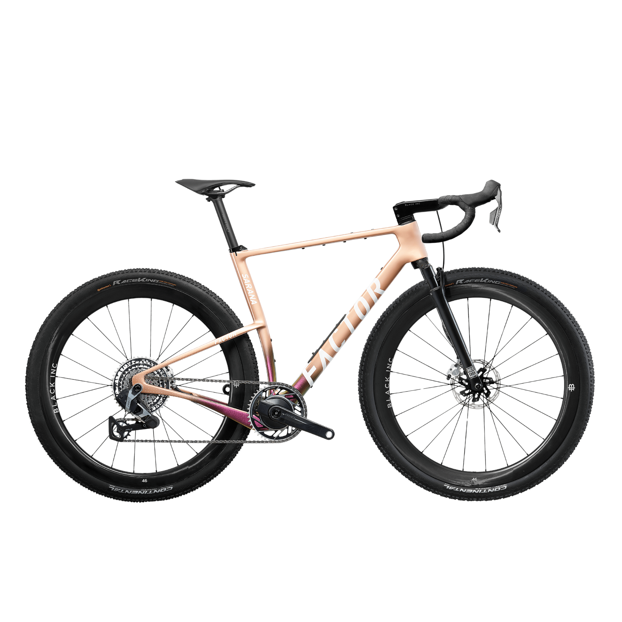 Factor Sarana Suspension RED XPLR With Powermeter Prismatic Gold / 58 Bikes - Gravel