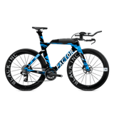 Factor SLiCK SRAM Force w/ PM, Black Inc Fifty Eight Nebula Blue / 48cm Bikes - Triathlon