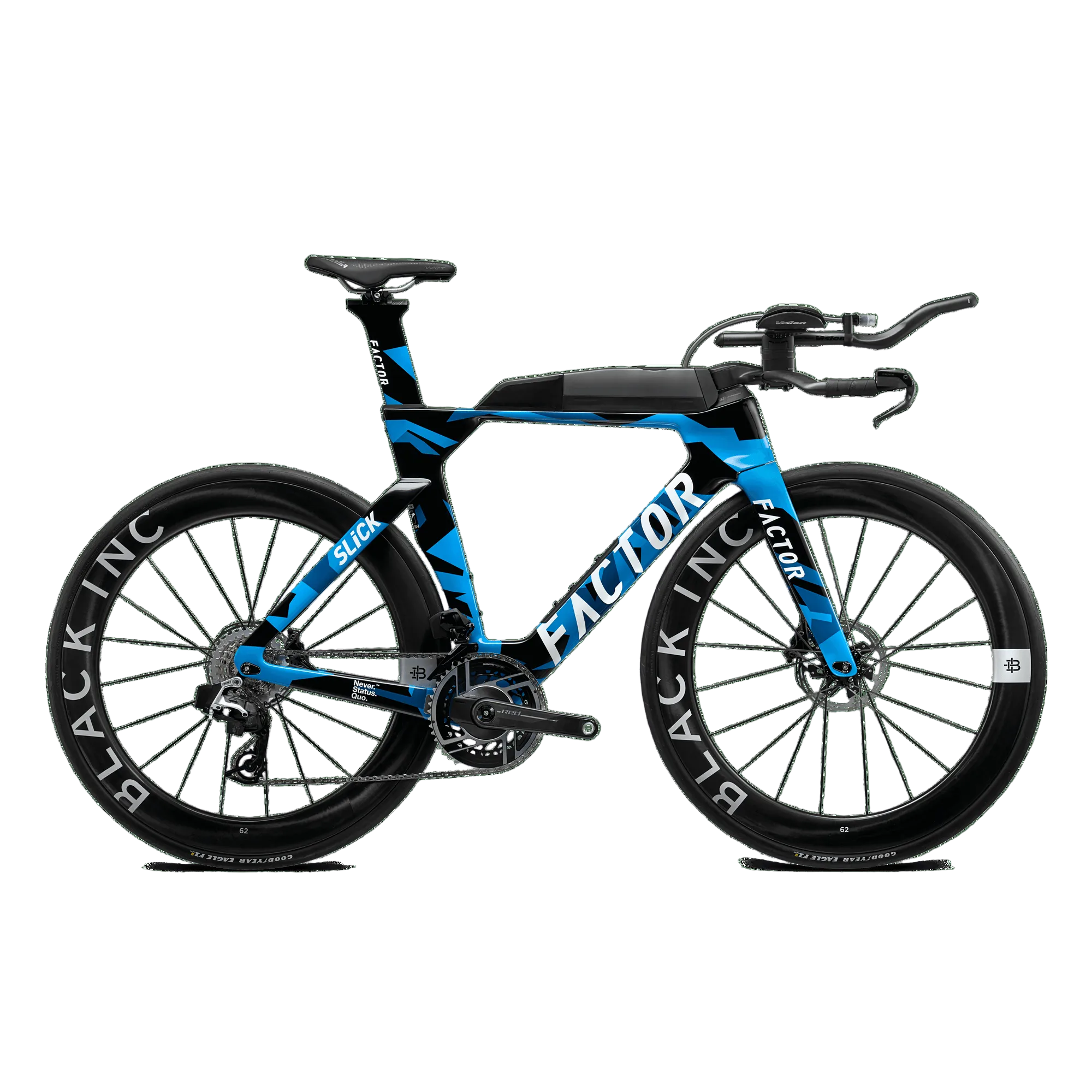 fitnessbike sram Factor SLiCK SRAM Force w/ PM, Black Inc Fifty Eight – Bici