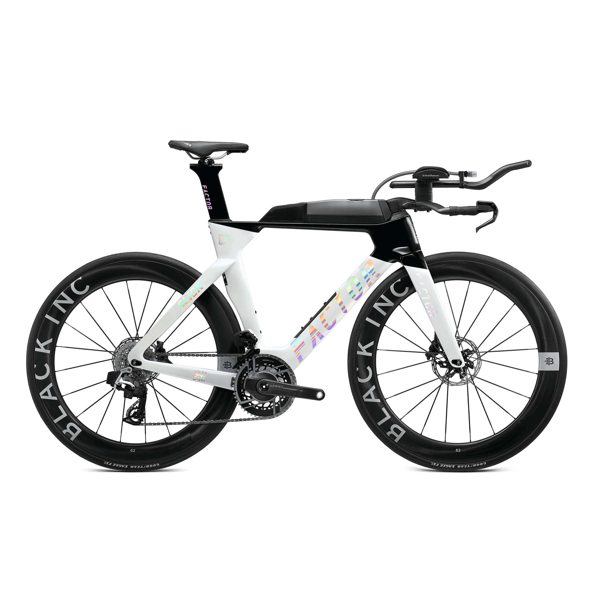 Factor SLiCK SRAM RED w/ Power Meter Shadow White / 48cm Bikes - Triathlon