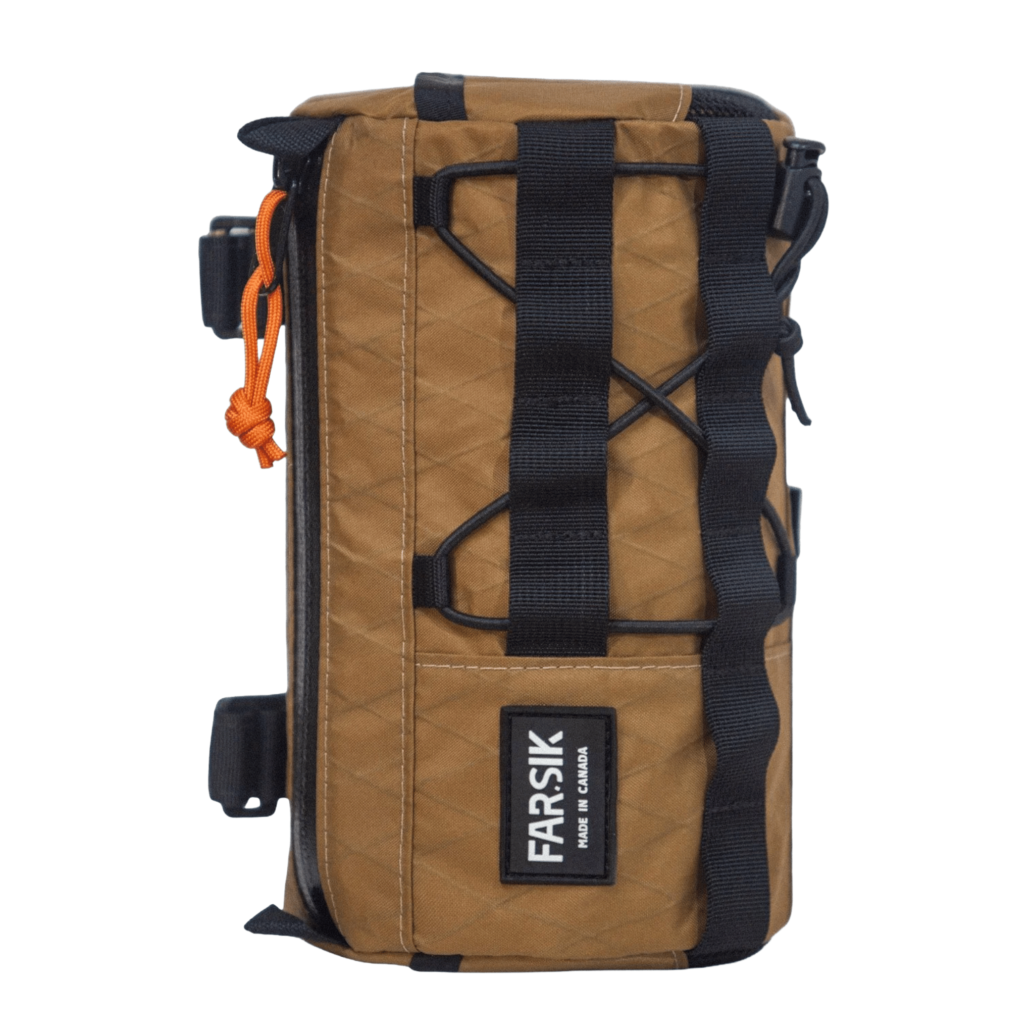 Farsik Bar Bag Pro Xpac Brown Accessories - Bags - Handlebar Bags