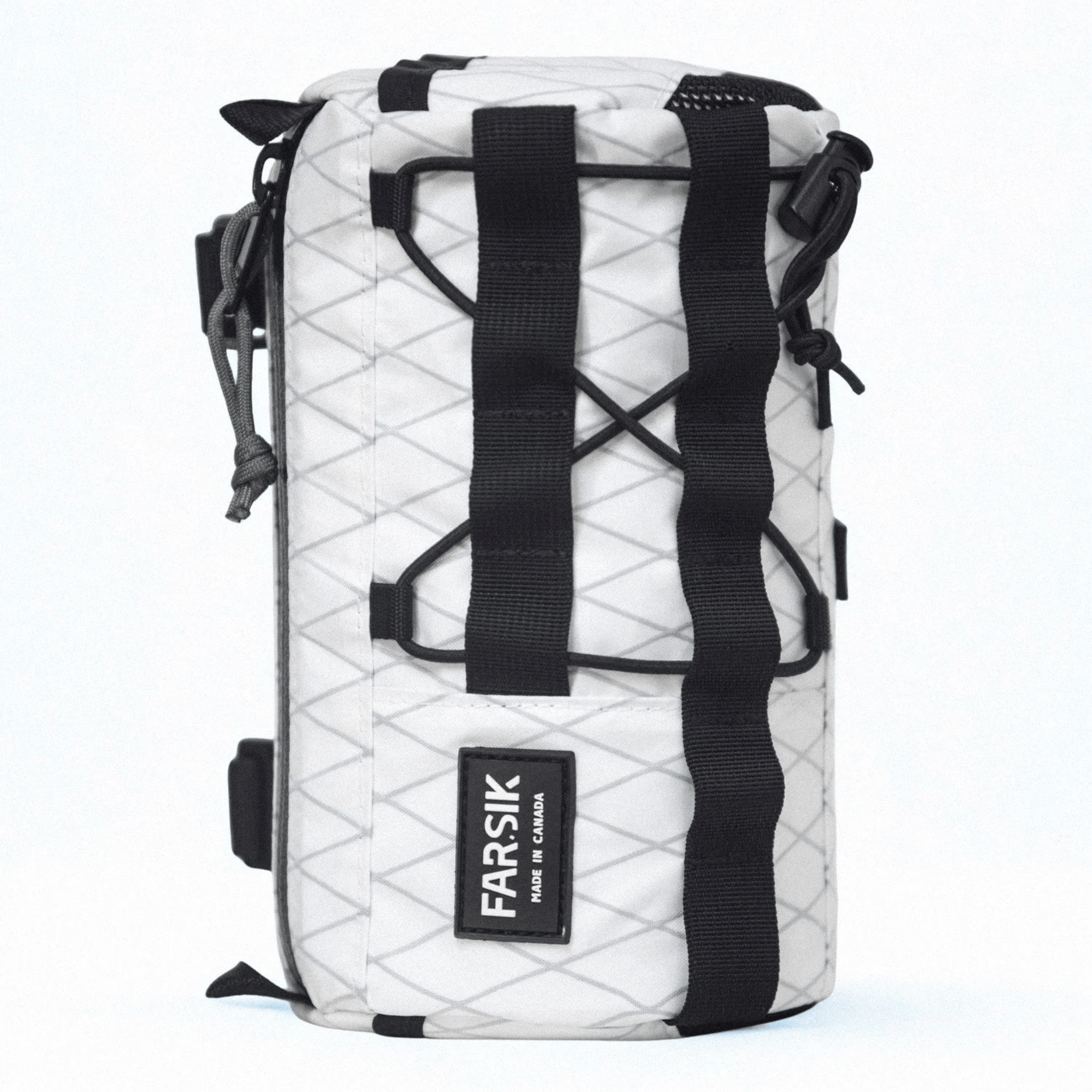 Farsik Bar Bag Pro Xpac White Accessories - Bags - Handlebar Bags