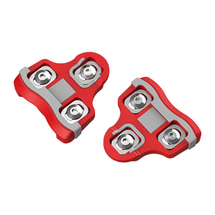 Favero Assioma UNO/DUO Cleats Red (6 degrees) Parts - Cleats - 3 Bolt