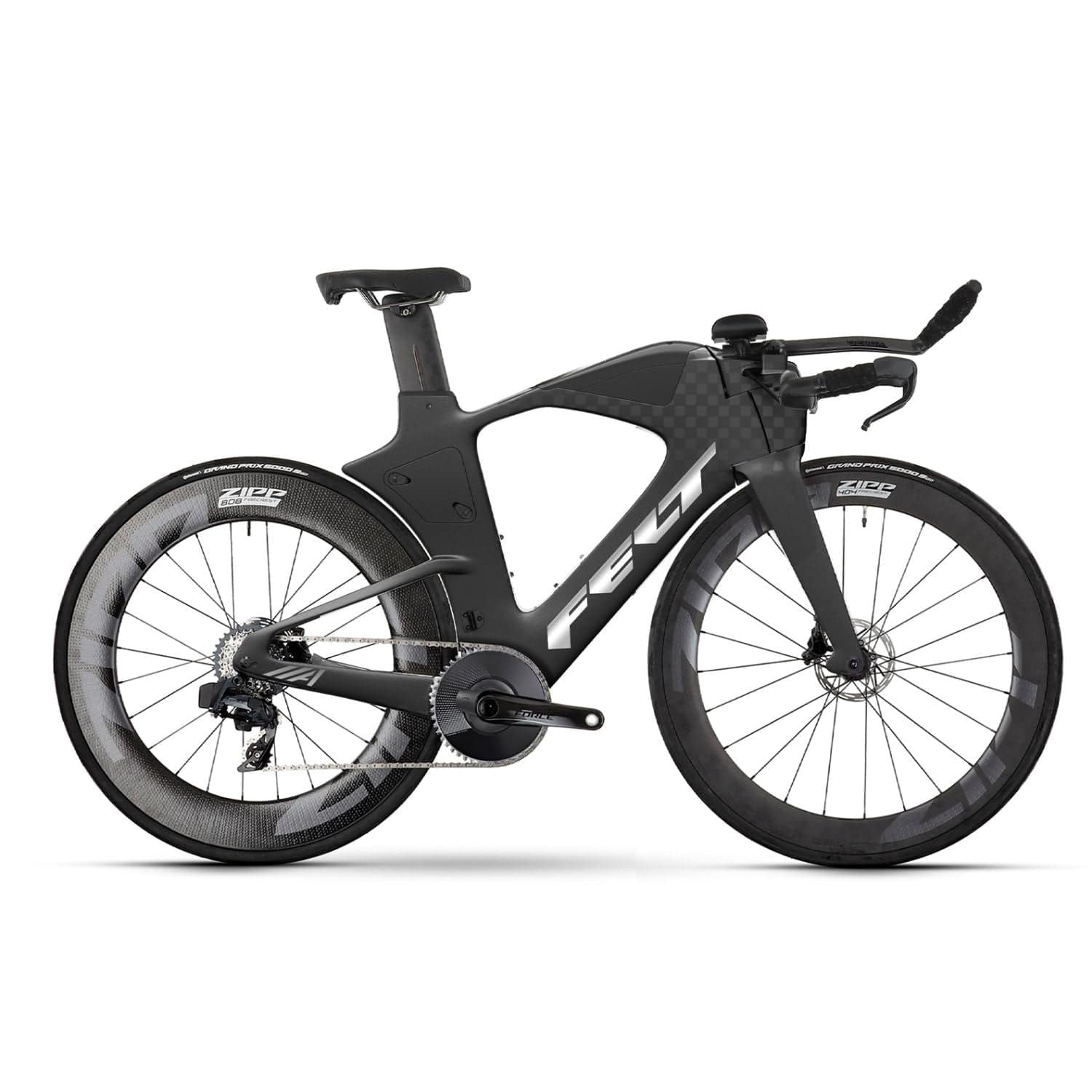 Felt IA FRD 2.0 Ultimate Force eTap AXS Chrome / Matte Black / 48 Bikes - Triathlon