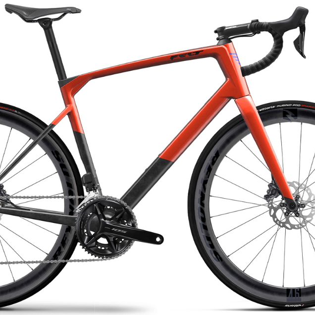 Felt VR Advanced 105 Di2 Fast Orange/Felt Black / 45 Bikes - Road