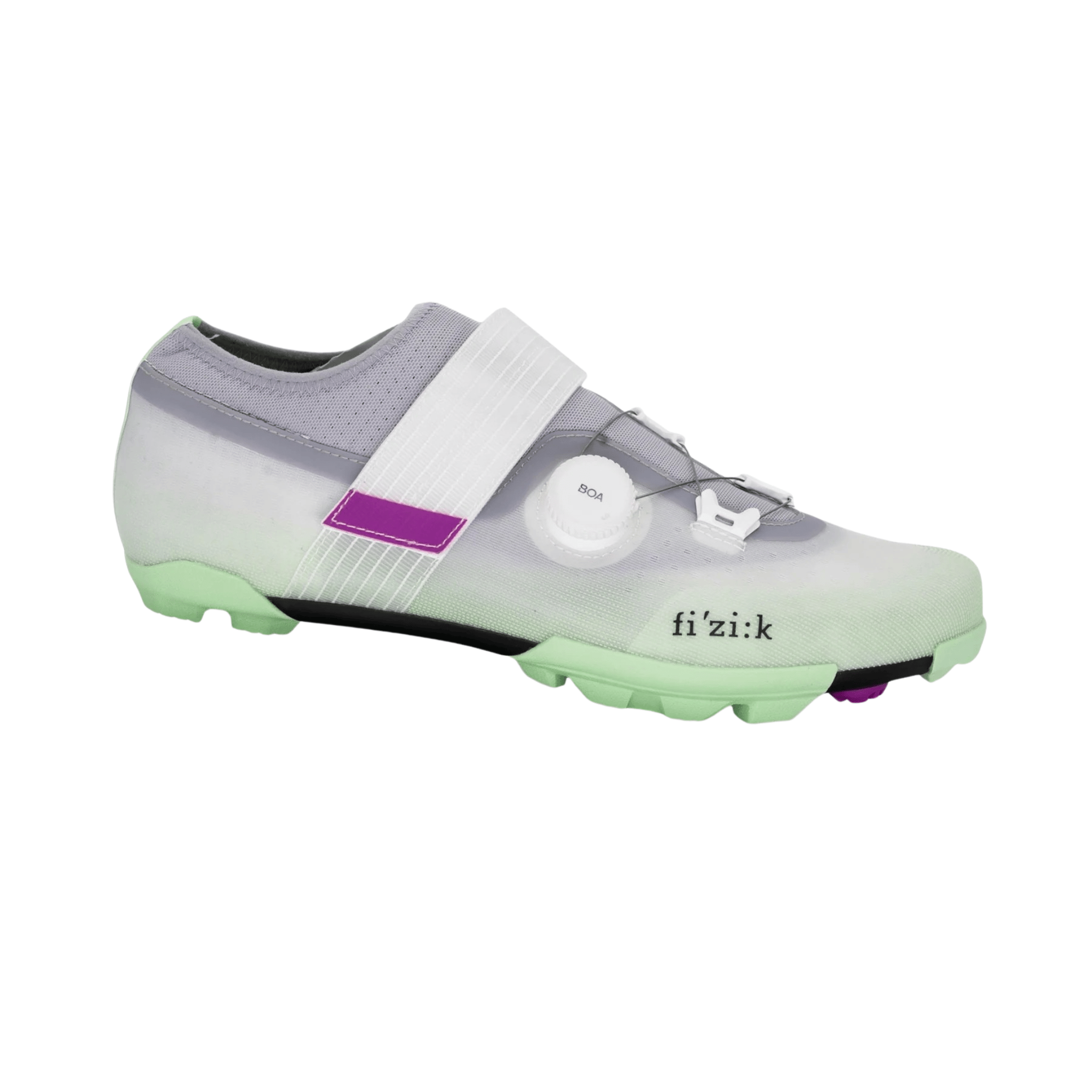 fizik Ferox 2 Shoe Light Grey/Mint Green / 36 Apparel - Apparel Accessories - Shoes - Mountain - Clip-in