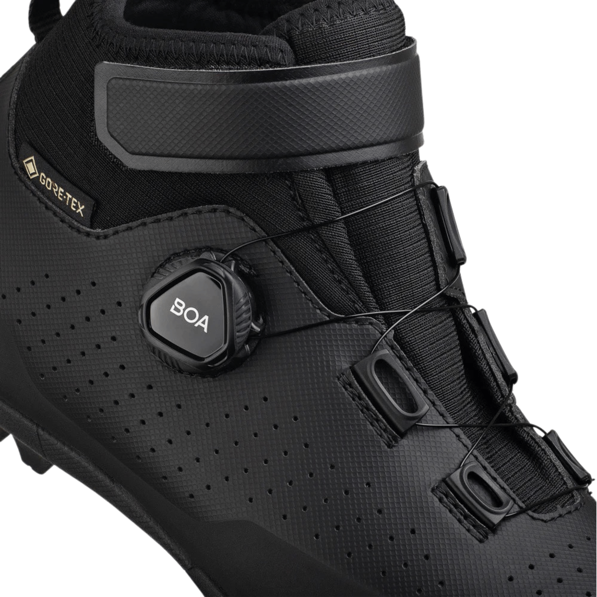 fizik Terra Artica GTX Shoes Black/Black / 39.5 Apparel - Apparel Accessories - Shoes - Mountain - Clip-in