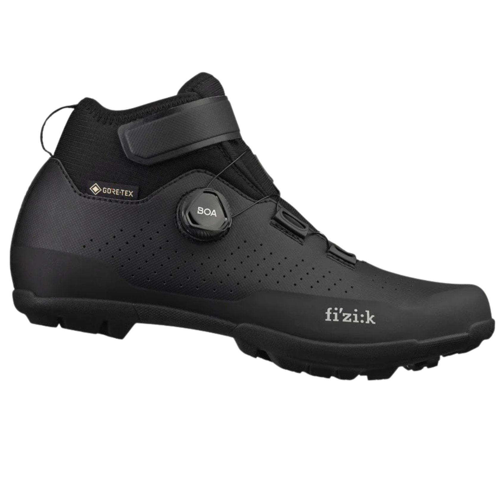 fizik Terra Artica GTX Shoes Black/Black / 39.5 Apparel - Apparel Accessories - Shoes - Mountain - Clip-in