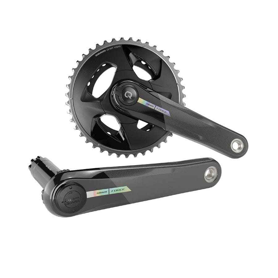 Force D2 2x Wide Power Meter SRAM, Force D2 2x Wide, Power Meter Crankset, Speed: 12, Spindle: 28.99mm, BCD: Direct Mount, 43/30, DUB, 167.5mm, Black, Road Disc Power Meter Cranksets
