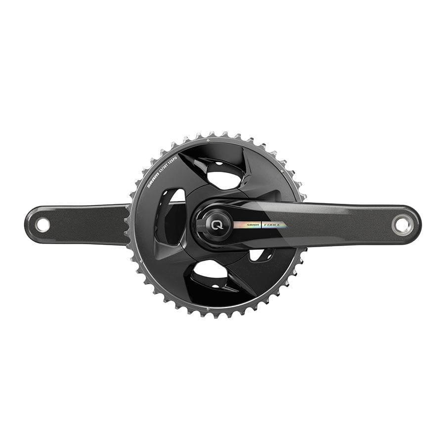 Force D2 2x Wide Power Meter SRAM, Force D2 2x Wide, Power Meter Crankset, Speed: 12, Spindle: 28.99mm, BCD: Direct Mount, 43/30, DUB, 167.5mm, Black, Road Disc Power Meter Cranksets