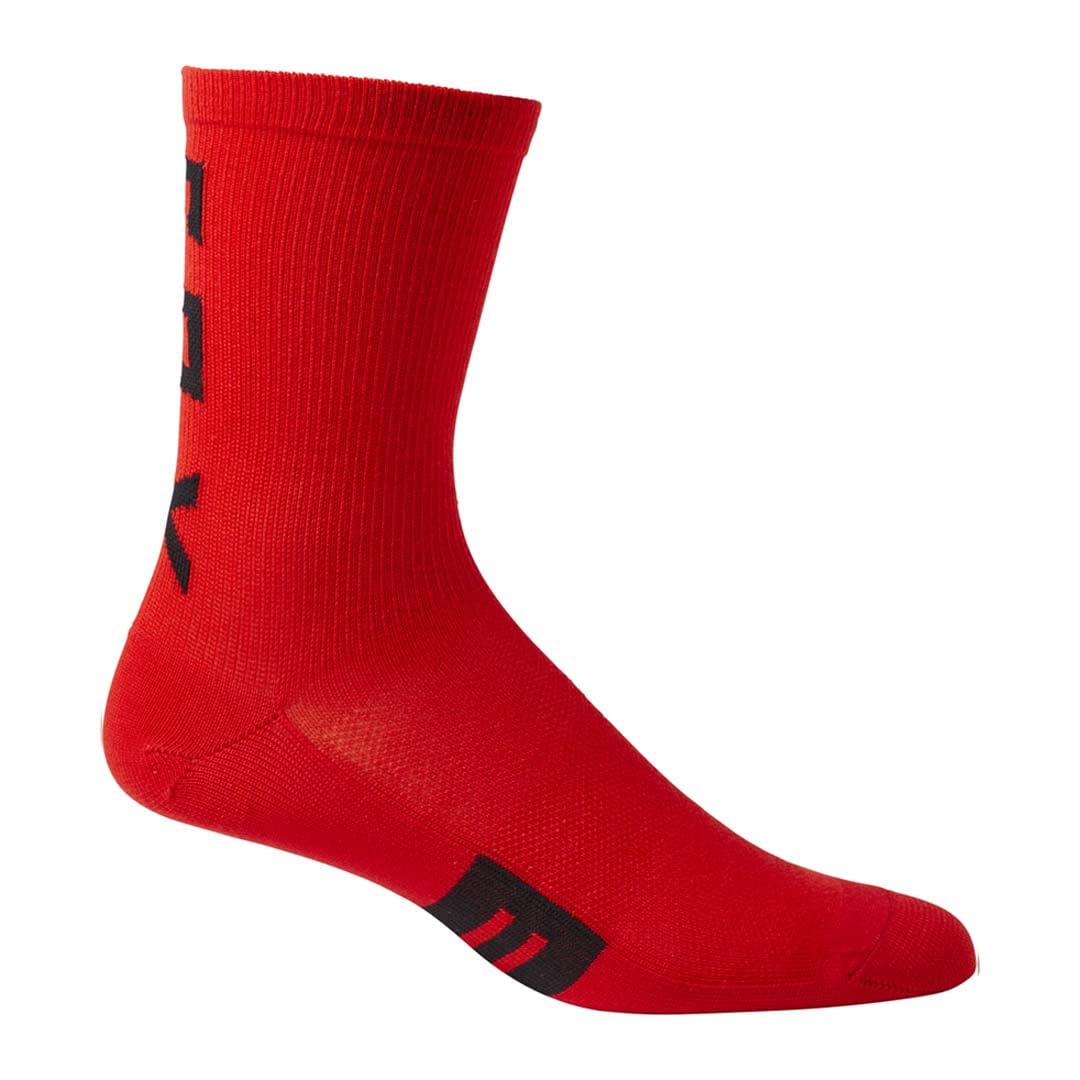 Fox Racing 6" Flexair Merino Sock Flo Red / S/M Apparel - Clothing - Socks