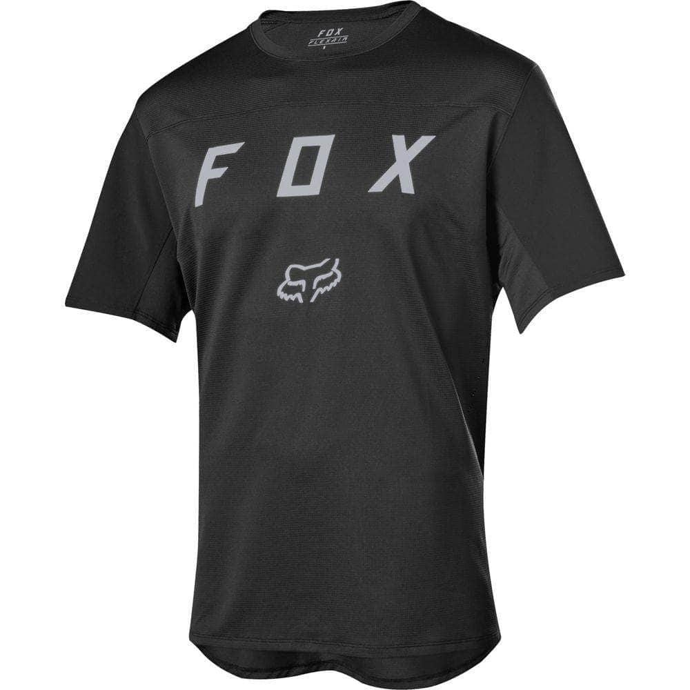 Fox Racing Flexair SS Moth Jersey Black / S Apparel - Clothing - Men's Jerseys - Mountain