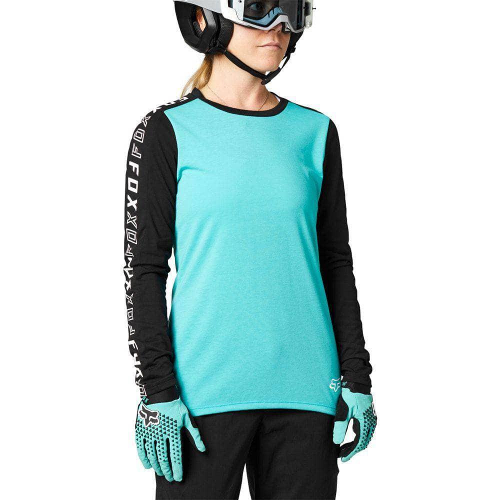 Fox Racing Women's Ranger DR SS Jersey Teal / XS Apparel - Clothing - Women's Jerseys - Mountain