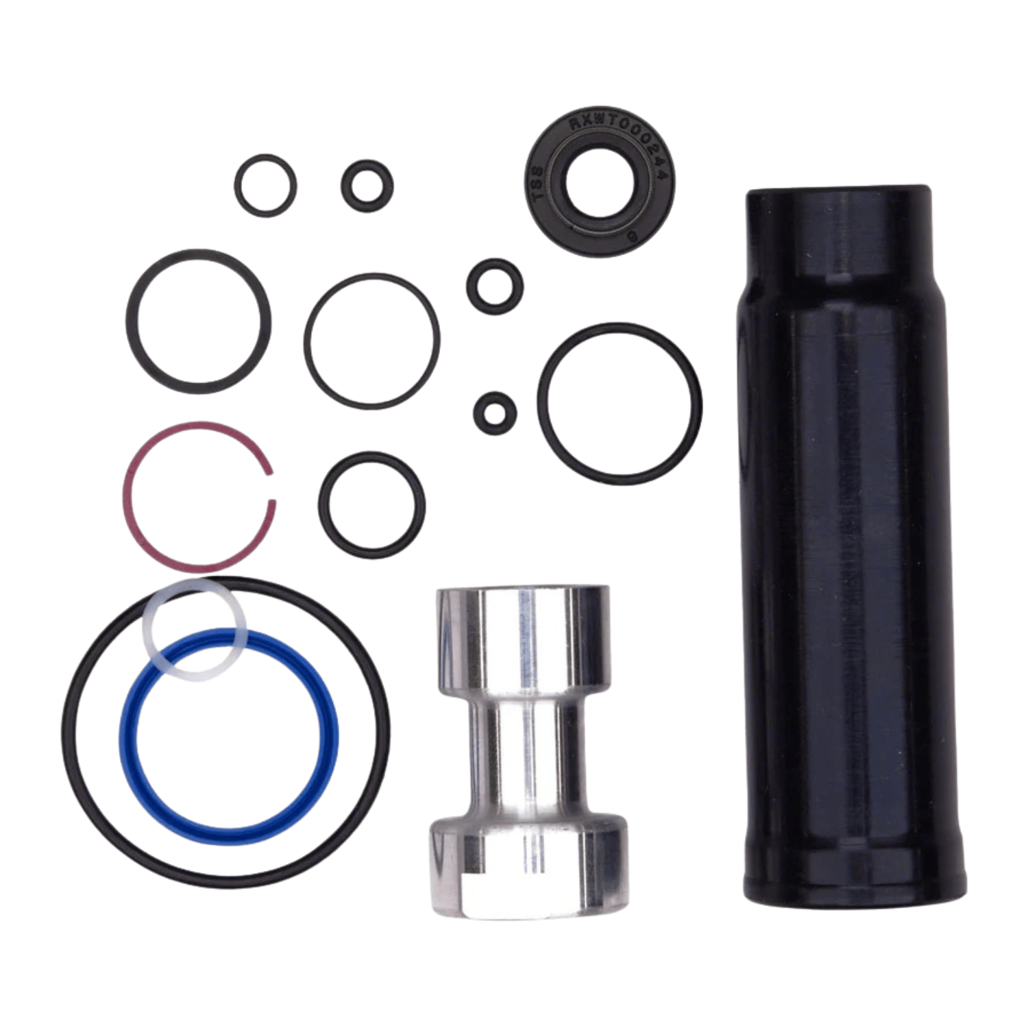 Fox Seal Kit: MY21+ ALL 38 8mm Shaft FIT4 Cartridge Rebuild Parts - Suspension - Service Parts