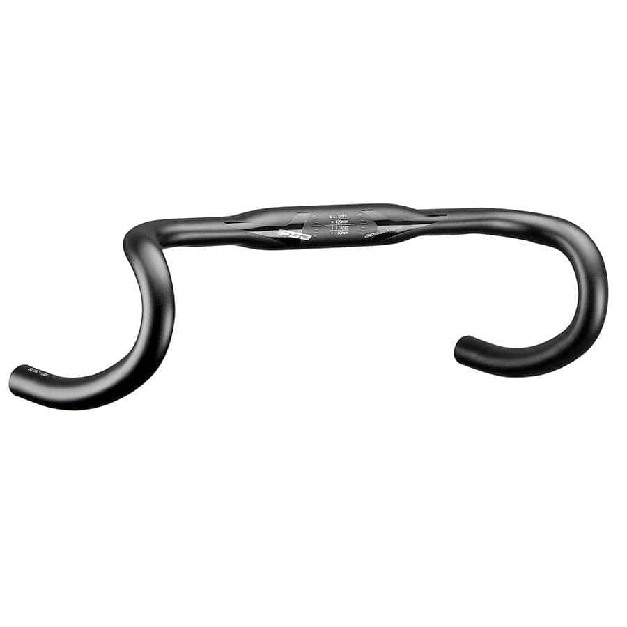FSA Gossamer Wing Compact 400mm, Drop: 125mm, Reach: 80mm, Black Road / Drop Handlebars