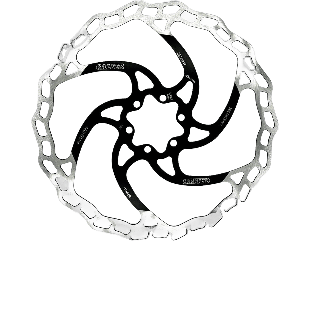 Galfer Wave MTB Brake Rotor 6 Bolt 1.8mm Thickness 203mm Parts - Brake Rotors - 6 Bolt
