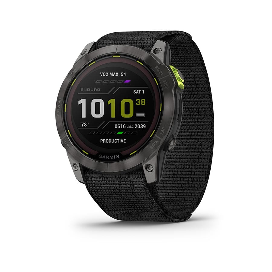 Garmin Enduro 2 Garmin, Enduro 2, Watch, Watch Color: Grey, Wristband: Black - Silicone Watches