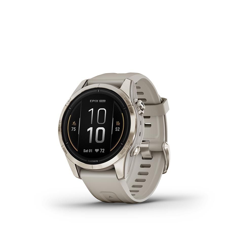 Garmin Epix Pro Sapphire Edition 42mm Soft Gold, Wristband: Light Sand - Silicone Watches