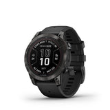 Garmin fenix 7 Pro Sapphire Solar Grey, Wristband: Black - Silicone Watches