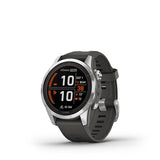 Garmin fenix 7S Pro Solar, Glass Garmin, fenix 7S Pro Solar, Glass, Watch, Watch Color: Silver/ Grey, Wristband: Graphite - Silicone Watches