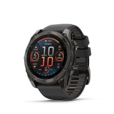 Garmin fenix 8 AMOLED Sapphire 51mm Grey, Wristband: Black/ Pebble Gray - Silicone Watches