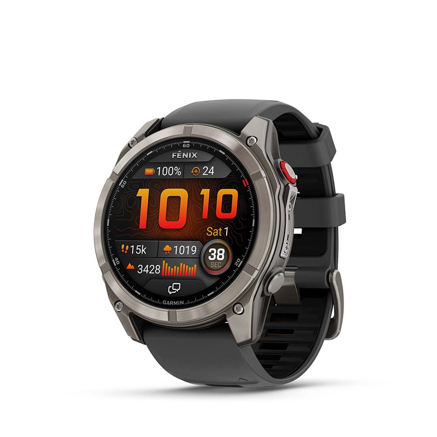 Garmin fenix 8 Pro 51 mm, AMOLED Sap. Black - Silicone Watches