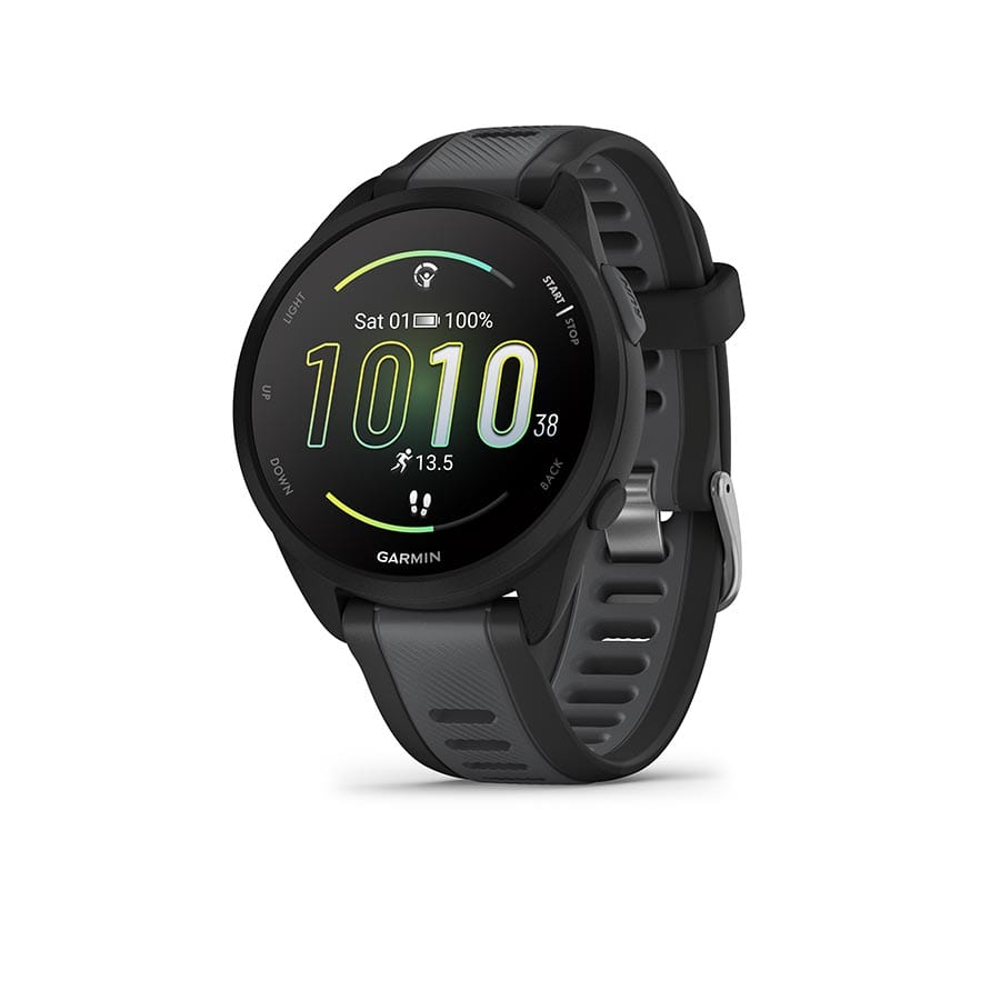 Garmin Forerunner 165 Black, Wristband: Slate - Silicone Watches