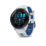 Garmin Forerunner 265 Music Whitestone, Wristband: Whitestone/Tidal Blue - Silicone Watches
