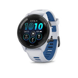 Garmin Forerunner 265 Music Whitestone, Wristband: Whitestone/Tidal Blue - Silicone Watches