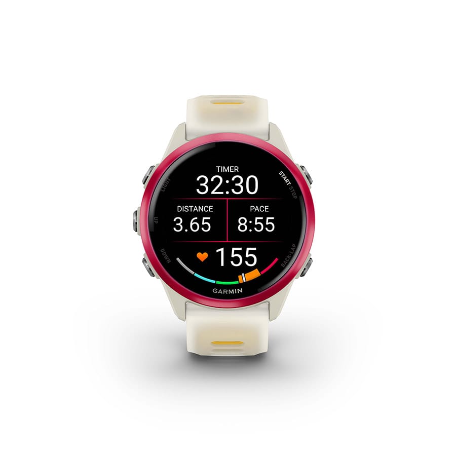 Garmin Forerunner 570 SmartWatch - 42mm, Whitestone/Cloud Blue Accessories - Computers