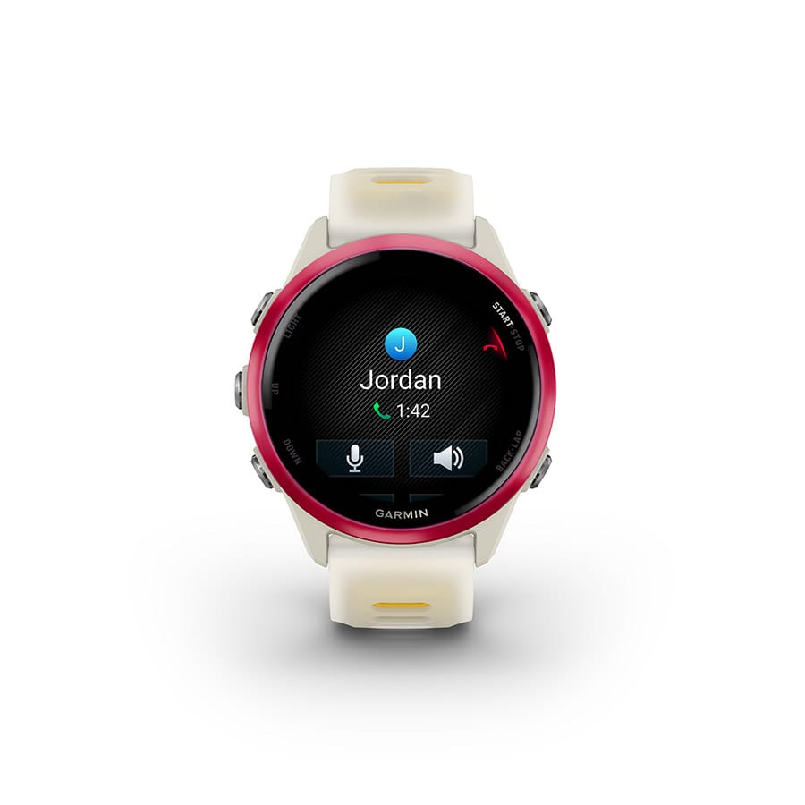 Garmin Forerunner 570 SmartWatch - 42mm, Whitestone/Cloud Blue Accessories - Computers