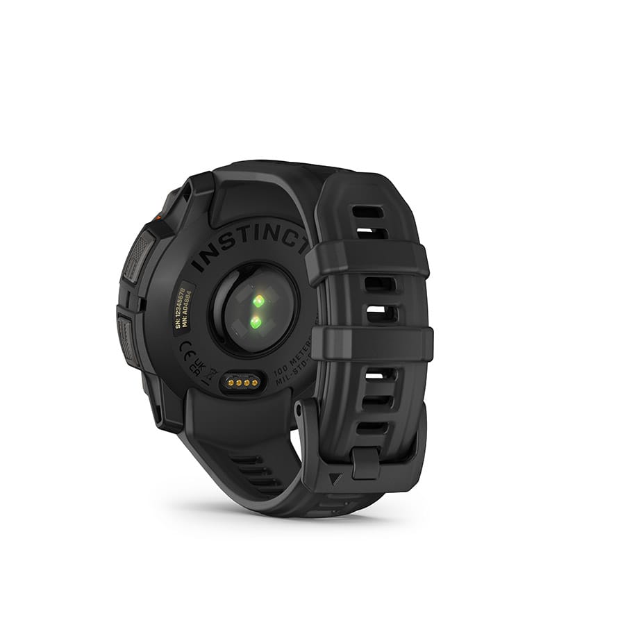 Garmin Instinct 3 45mm Solar Garmin, Instinct 3 45mm Solar, Watch, Watch Color: Black, Wristband: Black - Silicone Watches