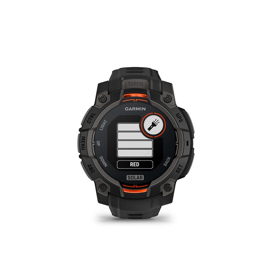 Garmin Instinct 3 45mm Solar Garmin, Instinct 3 45mm Solar, Watch, Watch Color: Black, Wristband: Black - Silicone Watches