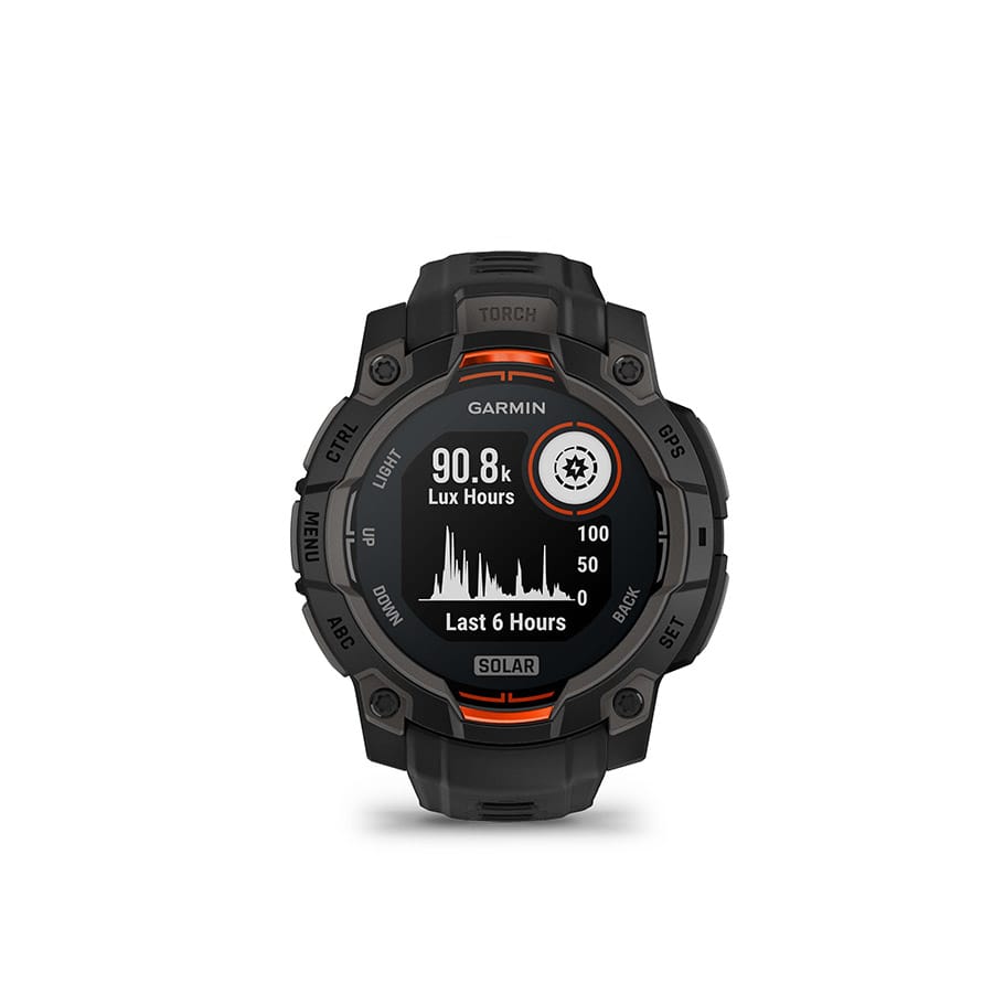 Garmin Instinct 3 45mm Solar Garmin, Instinct 3 45mm Solar, Watch, Watch Color: Black, Wristband: Black - Silicone Watches
