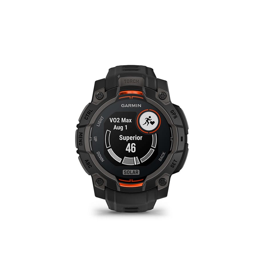 Garmin Instinct 3 45mm Solar Garmin, Instinct 3 45mm Solar, Watch, Watch Color: Black, Wristband: Black - Silicone Watches