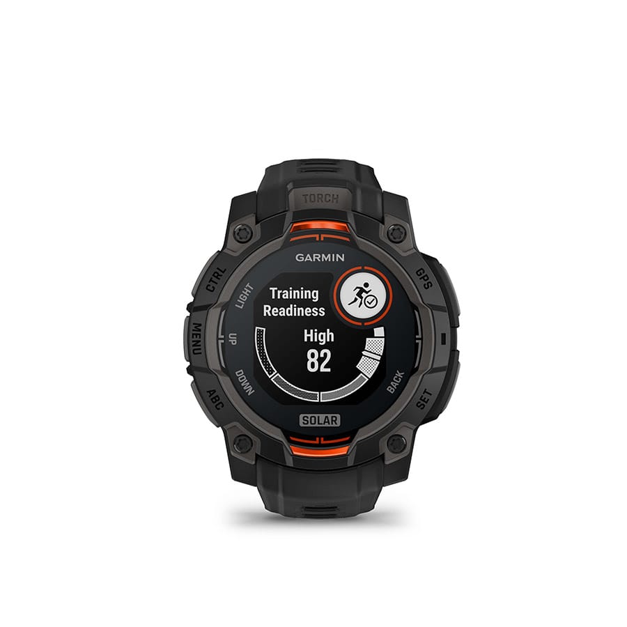 Garmin Instinct 3 45mm Solar Garmin, Instinct 3 45mm Solar, Watch, Watch Color: Black, Wristband: Black - Silicone Watches