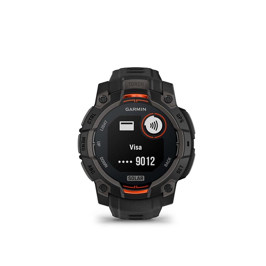 Garmin Instinct 3 45mm Solar Garmin, Instinct 3 45mm Solar, Watch, Watch Color: Black, Wristband: Black - Silicone Watches