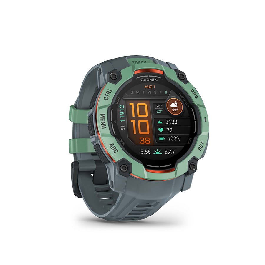Garmin Instinct 3, 50mm AMOLED Neo Tropic, Wristband: Twilight - Silicone Watches