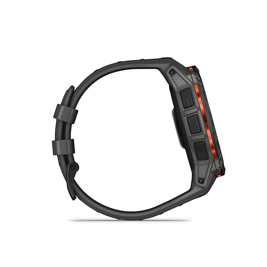 Garmin Instinct 3, 50mm Solar Garmin, Instinct 3 50mm Solar, Watch, Watch Color: Black, Wristband: Charcoal - Silicone Watches